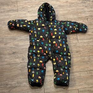 Columbia Kids' Black Snowsuit with Colorful Print Size 24 Months